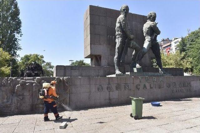 Güvenpark Temizleniyor