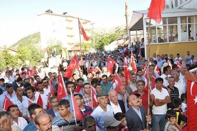 Mutki’de Demokrasi Yürüyüşü Düzenlendi