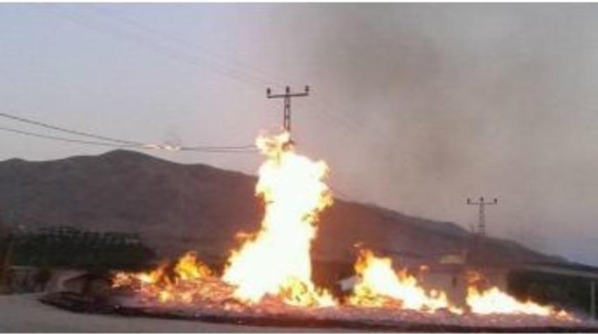 Baskil&rsquo;de &Ccedil;ıkan Yangın Evlere Sı&ccedil;ramadan S&ouml;nd&uuml;r&uuml;ld&uuml;