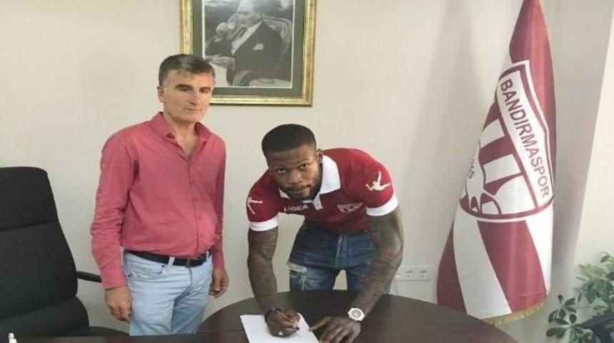 Bandırmaspor Afrika&rsquo;lı Santrafor Junior M&rsquo; Pia Mapuku İle S&ouml;zleşme İmzaladı