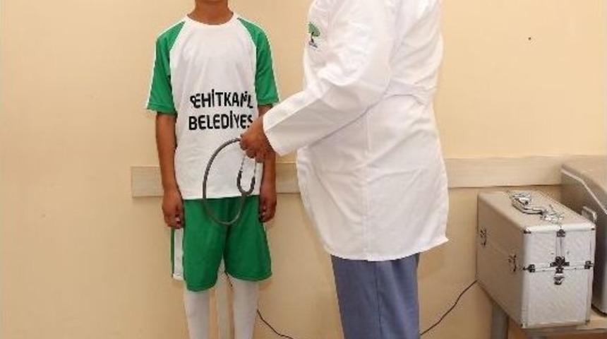 Şehitkamilli Sporcular Sağlık Kontrol&uuml;nden Ge&ccedil;ti