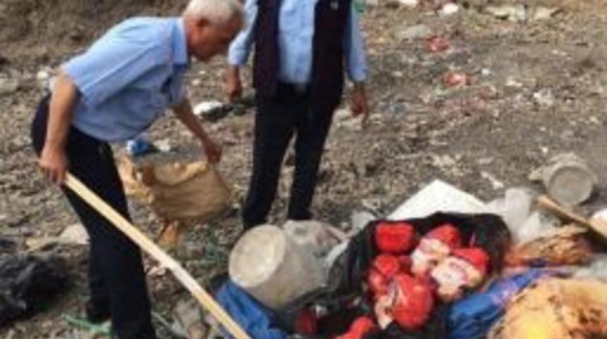 Hakkari&rsquo;de Tarihi Ge&ccedil;miş Gıdalar İmha Edildi