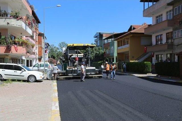 Sapanca Sahili Asfaltlaması Tamamlandı