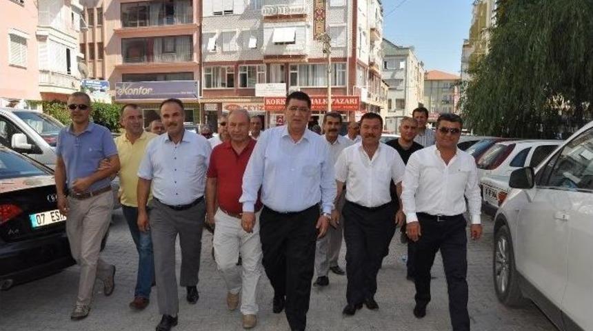 Aesob Başkanı Dere, Korkutel&rsquo;yi Ziyaret Etti