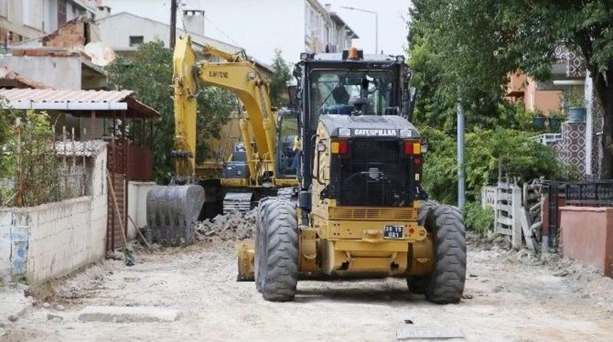 Kırklareli&rsquo;de Yol D&uuml;zenleme &Ccedil;alışmaları