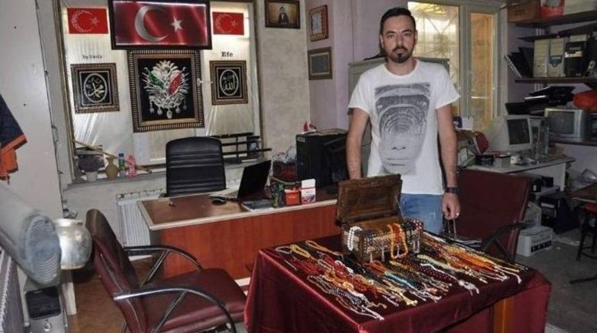 Bin 500 Adet Tespihle Koleksiyon Oluşturdu