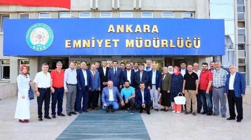 Ke&ccedil;ir&ouml;ren Belediye Başkanı Ak&rsquo;tan Emniyet Ve &Ouml;zel Harekat&rsquo;a Ge&ccedil;miş Olsun Ziyareti