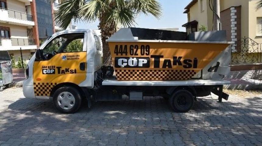 Yunusemre&rsquo;de B&uuml;y&uuml;k &Ccedil;&ouml;pler &Ccedil;&ouml;p Taksi İle Toplanıyor