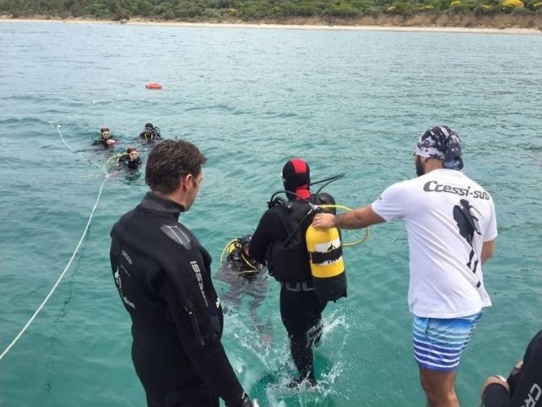 &Ccedil;anakkale Şehitleri İ&ccedil;in Boğaza Dalış Yaptılar
