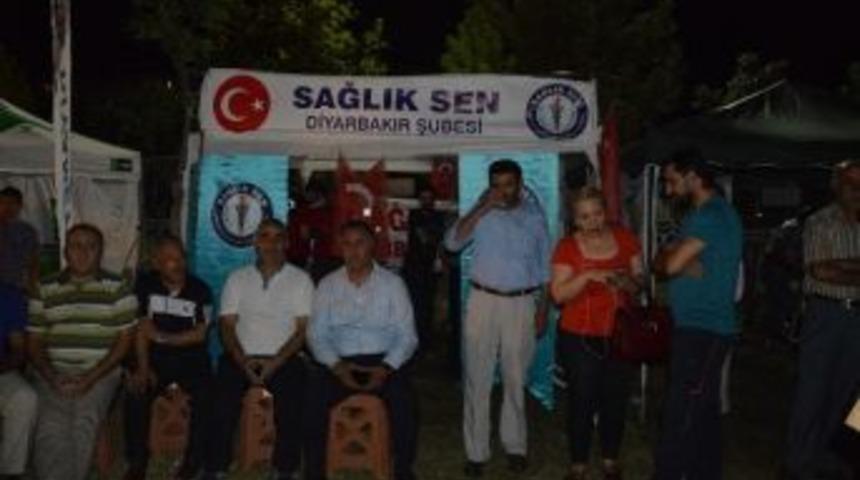 Sağlık-sen&rsquo;den Demokrasi N&ouml;betine Destek