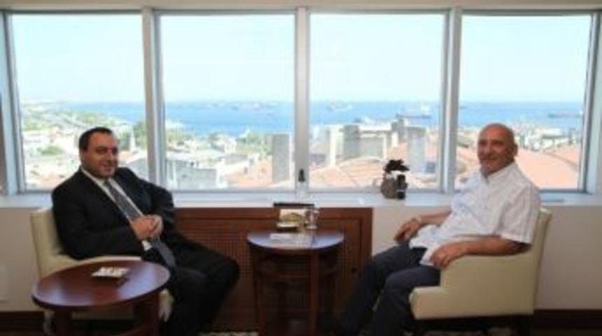 Aydemir Adem Kınalı&rsquo;dan Başkan Altınok &Ouml;z&rsquo;e Ziyaret