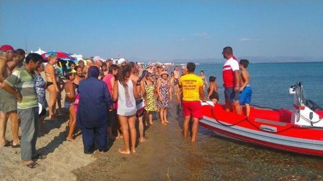 Denizde Sürüklenen Baba Kızı İtfaiye Kurtardı 2