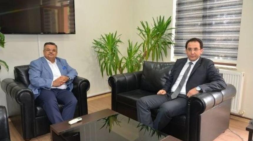 Başkan Yağcı&rsquo;dan Ağır Ceza Reisi Doğan İle Başsavcı &Ccedil;oban&rsquo;a Ziyaret