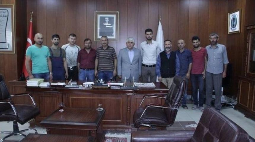 Sorgun Sanayi Esnafı Belediye Başkanı Ahmet Şimşek&rsquo;i Ziyaret Etti