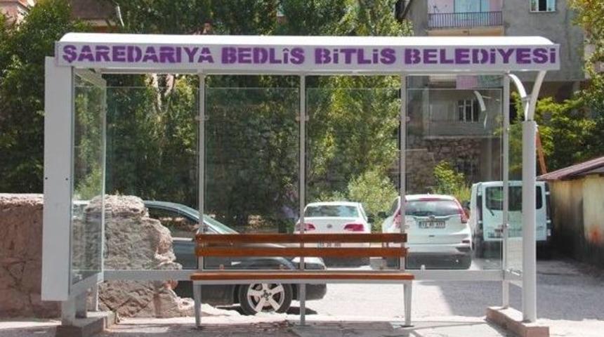 Bitlis&rsquo;in İlk Modern Otob&uuml;s Durakları Hizmete A&ccedil;ıldı
