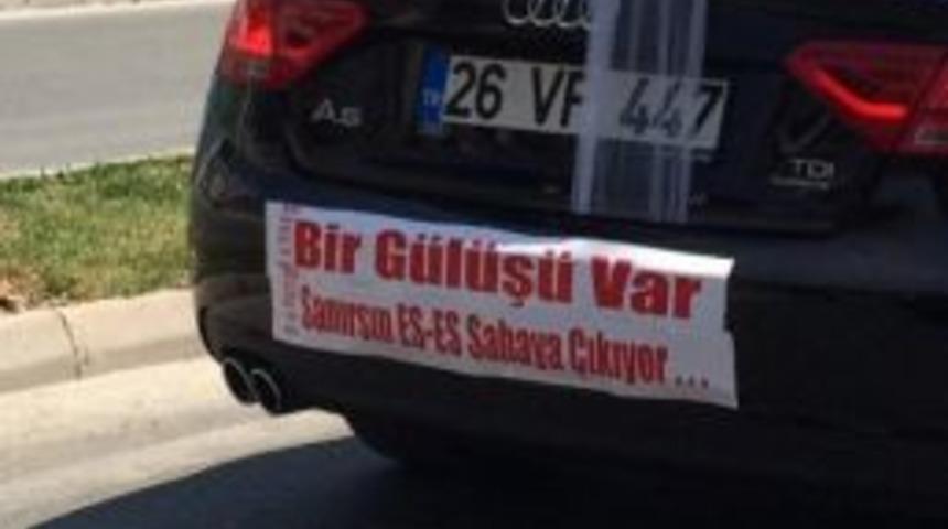 Eskişehirspor Sevdasını Gelin Arabasının Arkasına Yazdı