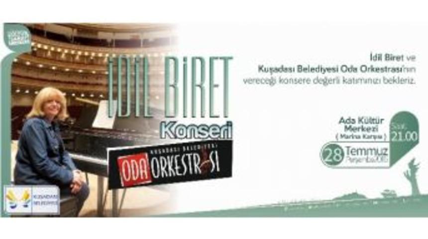 İdil Biret, 28 Temmuz&rsquo;da Kuşadası&rsquo;nda Konser Verecek