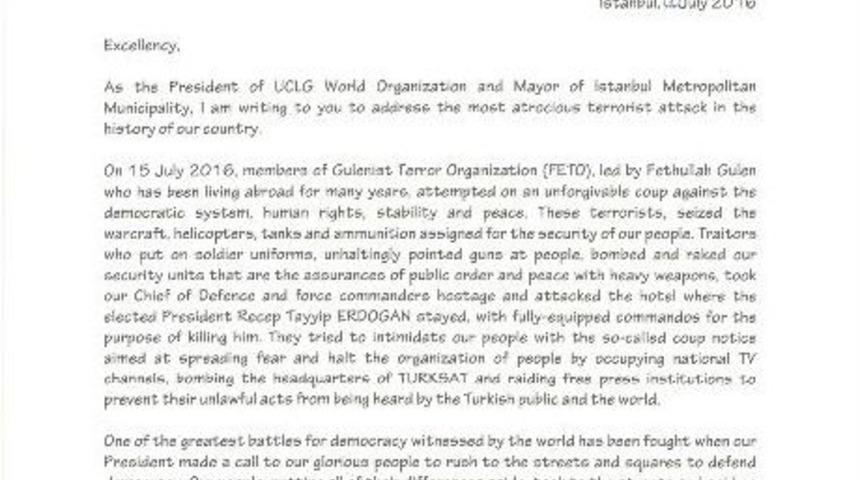 Kadir Topbaş D&uuml;nya Liderlerine 15 Temmuz&rsquo;u Anlattı