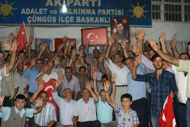 Çüngüşlüler Sokakları İnletti