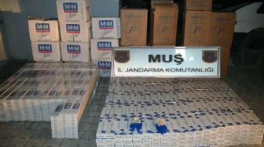 Muş&rsquo;ta Ka&ccedil;ak Sigara Operasyonu