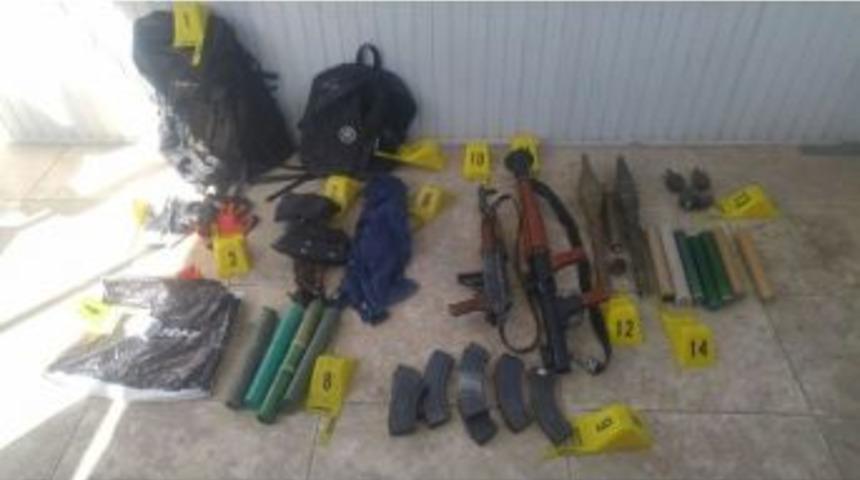 Pkk&rsquo;lılara Ait Silah Ve M&uuml;himmat Ele Ge&ccedil;irildi