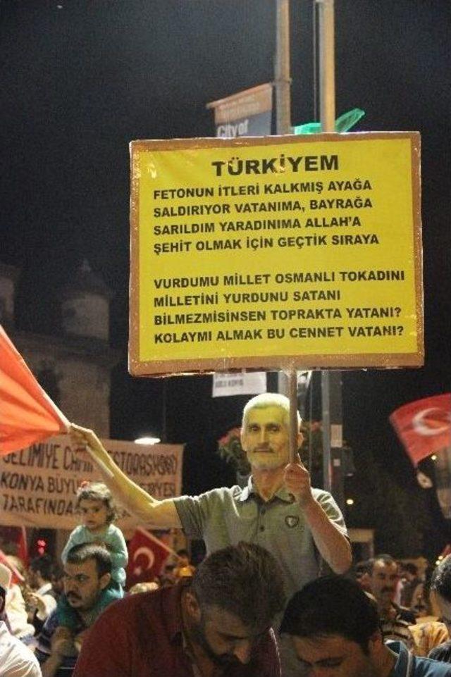 Konya’da Demokrasi Nöbeti