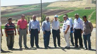 Polateli İlçesinde Yol Ve Parke Çalışmaları Sürüyor