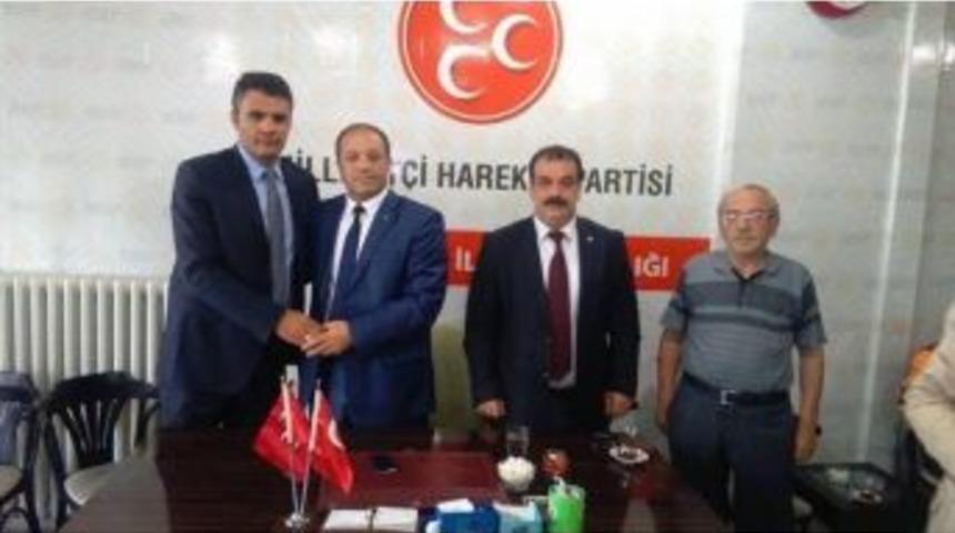 Mhp Paland&ouml;ken İl&ccedil;e Başkanlığına Cihan Aksakal Atandı