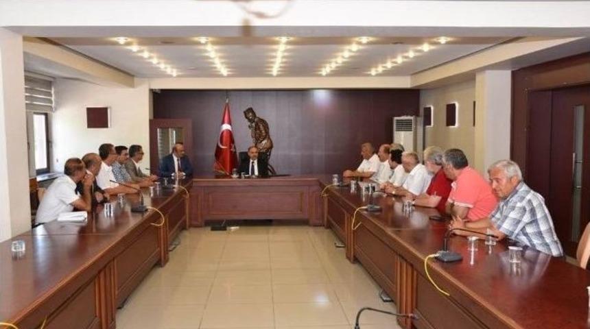 Mahalle Muhtarlarından Vali Aktaş&rsquo;a Ziyaret