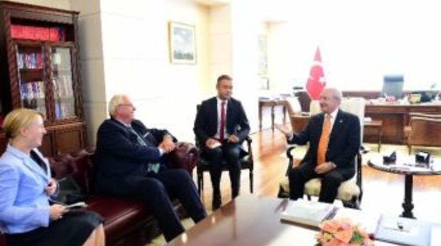 Kılı&ccedil;daroğlu, Almanya B&uuml;y&uuml;kel&ccedil;isi Erdmann İle G&ouml;r&uuml;şt&uuml;