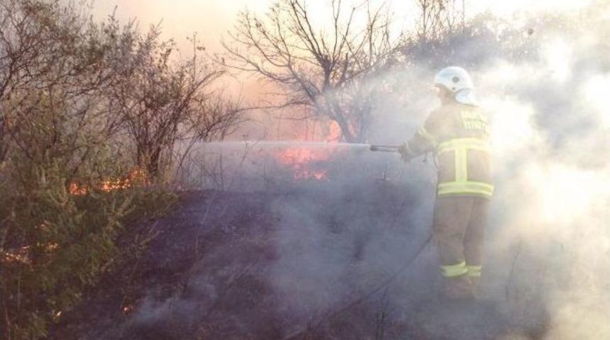 K&ouml;rfez İl&ccedil;elerinde Korkutan Yangınlar