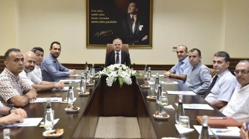 &Ccedil;akacak, Memur-sen Ve Bağlı Sendika Başkanlarıyla Buluştu