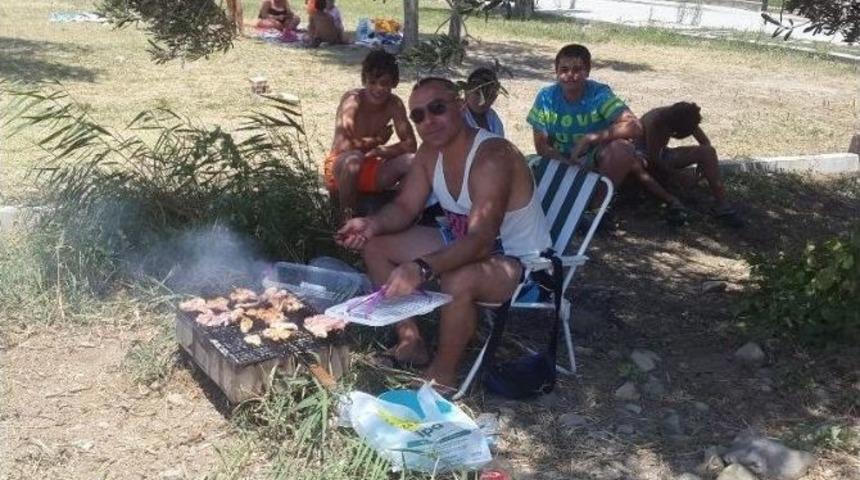 Burhaniye&rsquo;de Halterciler Piknik Yaptı