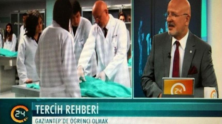 Sanko &Uuml;niversitesi Rekt&ouml;r&uuml; Prof. Dr. Sınav: