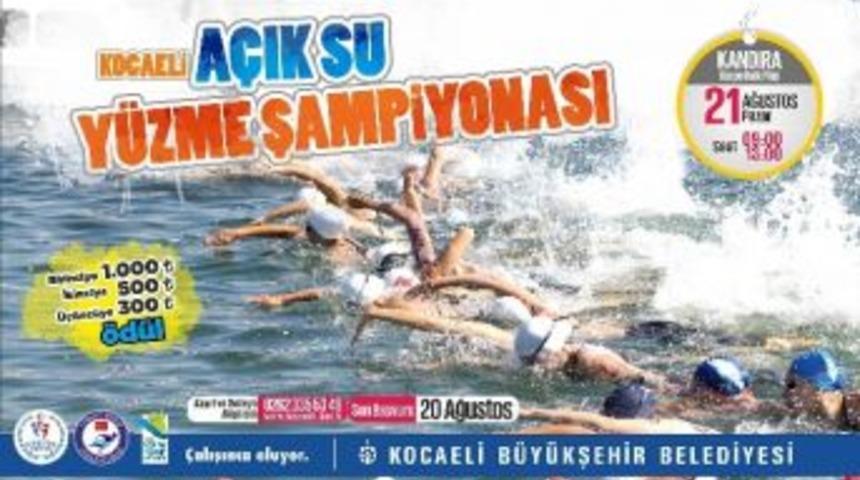 Açık Su Yüzme Şampiyonası Mavi Bayraklı Kerpe’de Yapılacak