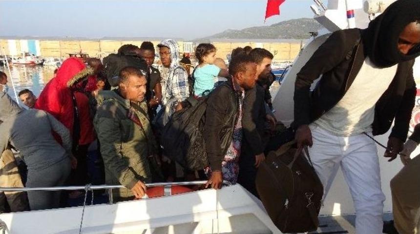 Ayvacık&rsquo;ta 51 Ka&ccedil;ak G&ouml;&ccedil;men Yakalandı