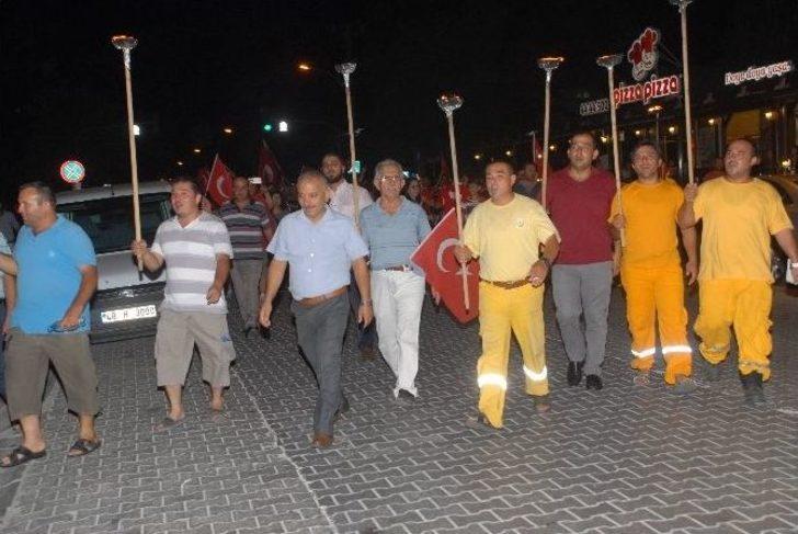 Beşkaza Demokrasi Yürüyüşüne 5 Bini Aşkın Vatandaş Katıldı G1