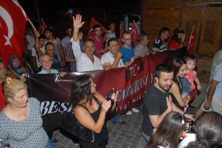 Beşkaza Demokrasi Yürüyüşüne 5 Bini Aşkın Vatandaş Katıldı G2
