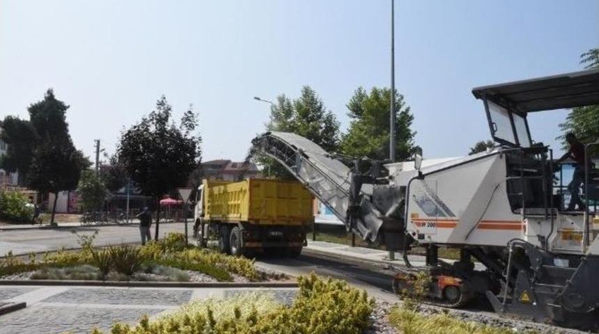 D&uuml;zce&rsquo;de Kuyumcuzade Bulvarı Asfalta Hazırlanıyor