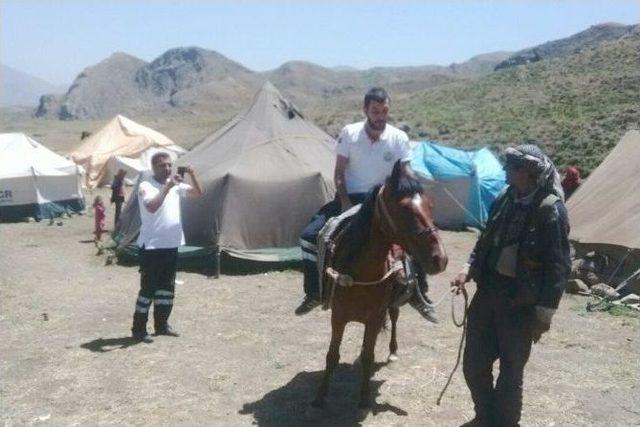 Sağlık Ekipleri At Sırtında Doğum Hastasına Ulaştı