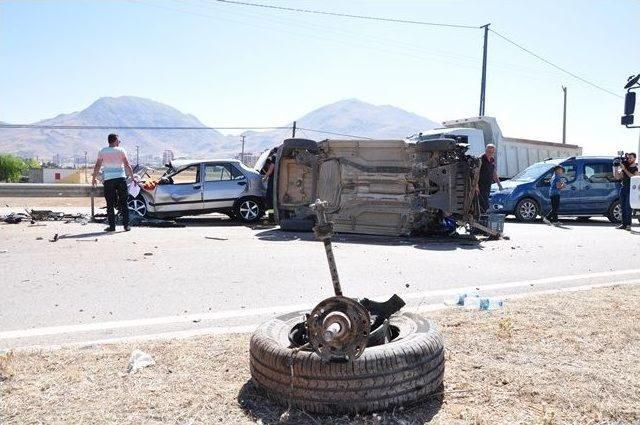 Kahramanmaraş’ta Trafik Kazası: 4 Yaralı