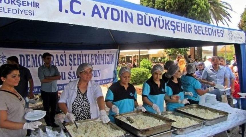 B&uuml;y&uuml;kşehirden Demokrasi Şehitleri İ&ccedil;in Pilav Hayrı