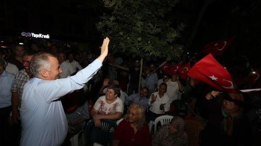 Başkan Zolan Sarayk&ouml;y&rsquo;de Vatandaşlarla Bir Araya Geldi