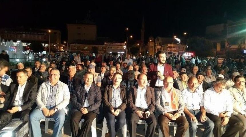 Bekiroğlu, Alaca&rsquo;da Milli İrade N&ouml;betine Katıldı