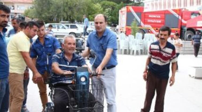 Yunak&rsquo;ta 10 Engelliye Ak&uuml;l&uuml; Tekerlekli Sandalye