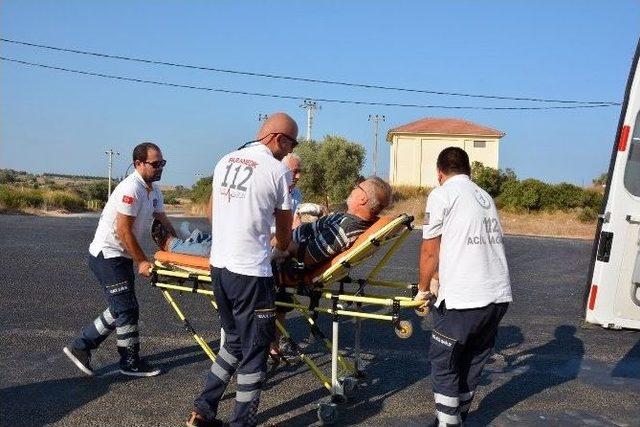 Didim&rsquo;de Trafik Kazası: 2 Yaralı 1