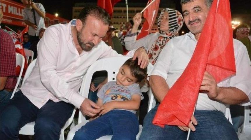 Başkan Doğan, Demokrasi N&ouml;betine Katıldı