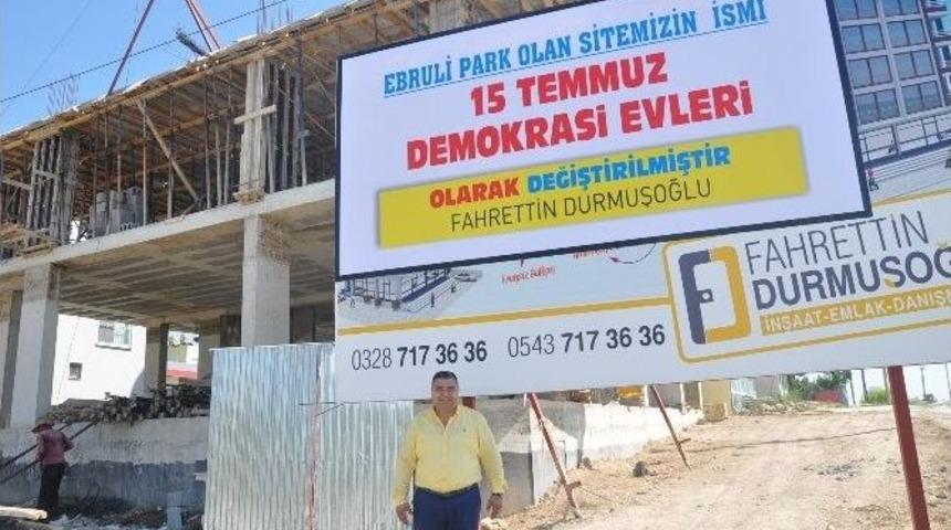 Sitenin Adını &ldquo;15 Temmuz Demokrasi Evleri&rdquo; Olarak Değiştirdi