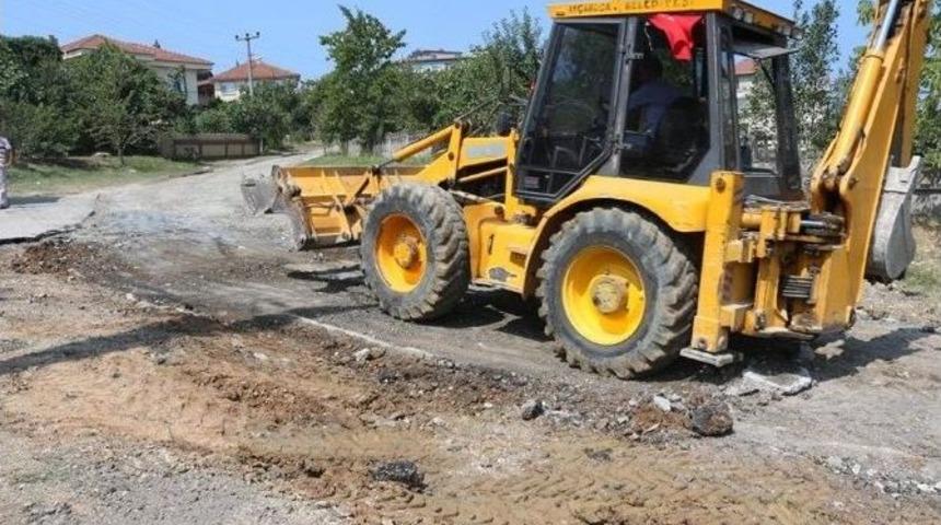 Osmaniye Mahallesi Asfaltlanıyor