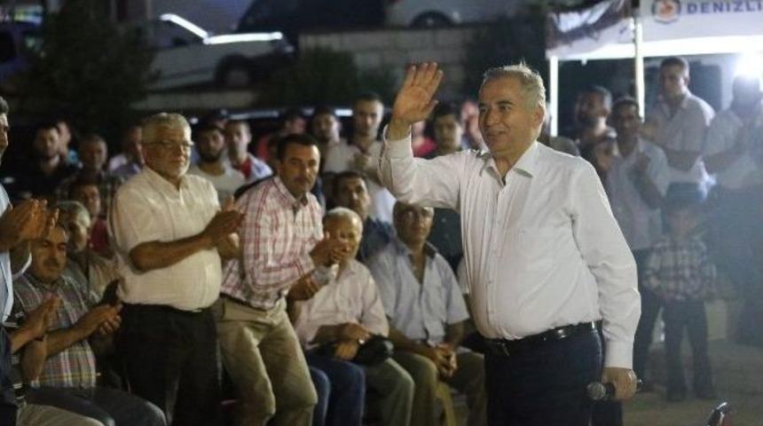 Başkan Zolan, Honaz Halkıyla Demokrasi N&ouml;betinde